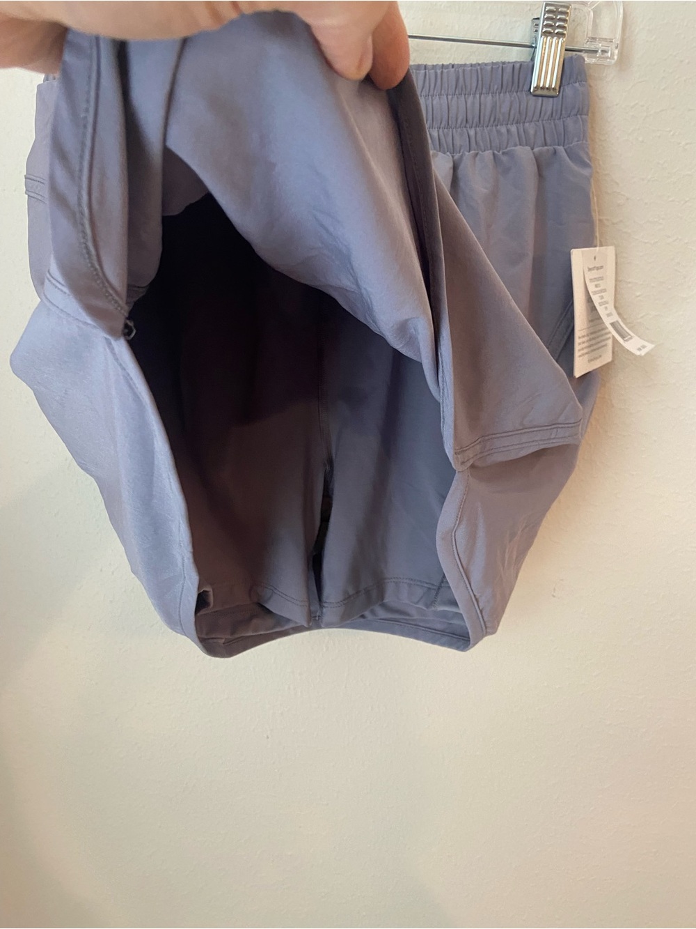NWT Beyond Yoga Stretch Woven In Stride Lined Skort Gray Size Small Athletic Ten - Picture 4 of 6